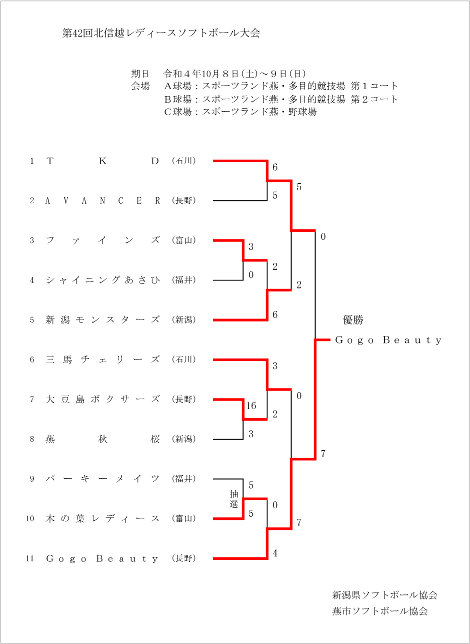 第42回北信越レディースソフトボール大会