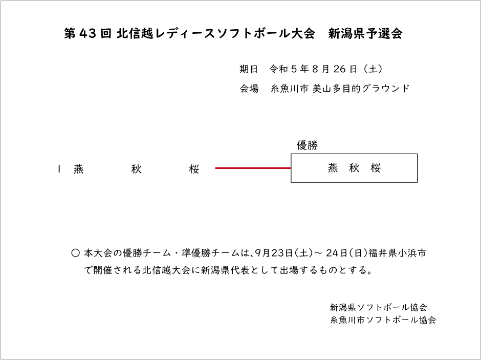 第43回北信越レディース記録3号