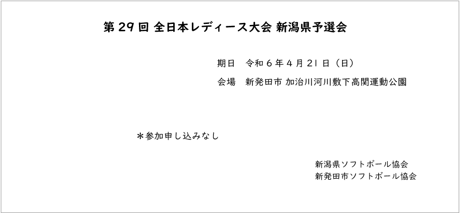 第29回全日本レディース記録3号