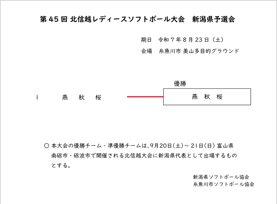 第45回北信越レディース記録3号